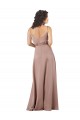 Sleeveless Sweetheart Silk like Satin Dusty Pink Long Formal Evening Gown / Bridesmaid Dress Leicester
